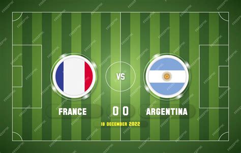 argentina vs france scoreboard